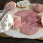 Jambon et faisselle