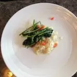 Brèdes et gazon de riz