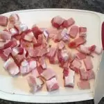 Lardons en dé