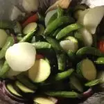 Légumes coupés