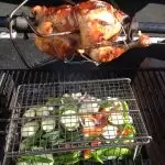 Légumes sur le feu
