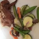 Poulet dressé