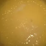 Gratin de colin sur polenta